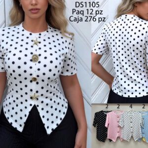 Blusa Maxi botones