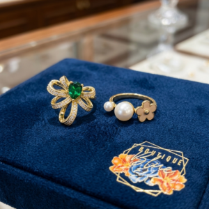 anillo perla